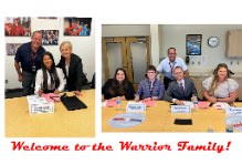 new warrior staff signing contracts